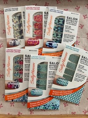 Sally Hansen Salon Effects Nail Strips - Assorted Aqua & Teal Patterns